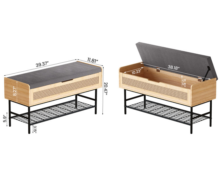 Loring storage deals bench